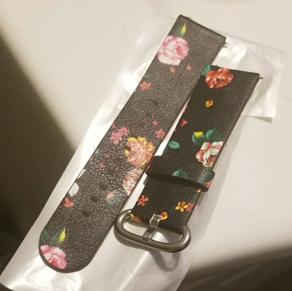 floral fitbit versa band
